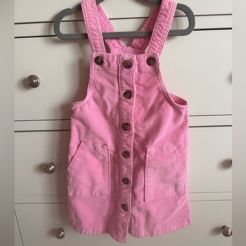 Girls Pink Jumper Corduroy